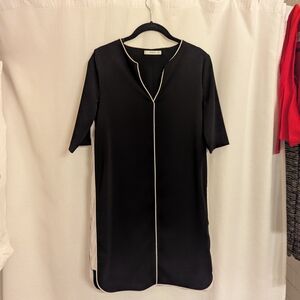 Black and cream Mango Suit dress Small